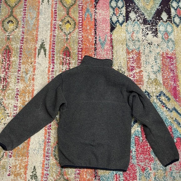 1980’s Men’s Patagonia Synchilla black fleece pullover t snap small vintage - Picture 6 of 6